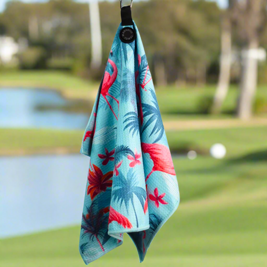 Flamingo Premium Golf Towel